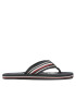 Tommy Hilfiger Japonke Corporate Stripes Beach Sandal FM0FM04407 Mornarsko modra - Pepit.si