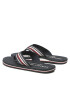 Tommy Hilfiger Japonke Corporate Stripes Beach Sandal FM0FM04407 Mornarsko modra - Pepit.si