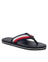 Tommy Hilfiger Japonke Elevated Leather Beach Sandal FM0FM03980 Mornarsko modra - Pepit.si