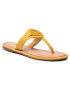 Tommy Hilfiger Japonke Essential Hardware Flat Sandal FW0FW05592 Rumena - Pepit.si