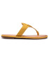 Tommy Hilfiger Japonke Essential Hardware Flat Sandal FW0FW05592 Rumena - Pepit.si