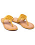 Tommy Hilfiger Japonke Essential Hardware Flat Sandal FW0FW05592 Rumena - Pepit.si