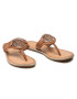 Tommy Hilfiger Japonke Essential Leather Flat Sandal FW0FW05620 Rjava - Pepit.si