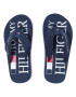 Tommy Hilfiger Japonke Logo Print Flip Flop T3B0-30982-0058 M Mornarsko modra - Pepit.si