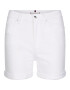 Tommy Hilfiger Jeans kratke hlače Rome WW0WW27414 Bela Slim Fit - Pepit.si