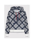 Tommy Hilfiger Jopa ICONS Check WW0WW34394 Mornarsko modra Relaxed Fit - Pepit.si