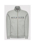 Tommy Hilfiger Jopa Logo Zip Through MW0MW22147 Siva Regular Fit - Pepit.si