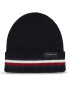 Tommy Hilfiger Kapa Corporate Beanie AM0AM11484 Črna - Pepit.si