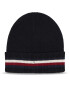 Tommy Hilfiger Kapa Corporate Beanie AM0AM11484 Črna - Pepit.si