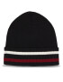 Tommy Hilfiger Kapa Elevated Wool Flag Beanie AM0AM11497 Črna - Pepit.si