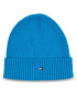 Tommy Hilfiger Kapa Essential Flag Beanie AM0AM10337 Modra - Pepit.si