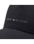 Tommy Hilfiger Kapa s šiltom 1985 Downtown AM0AM08611 Črna - Pepit.si