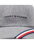 Tommy Hilfiger Kapa s šiltom Corporate Novelty AM0AM10538 Siva - Pepit.si