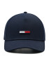 Tommy Hilfiger Kapa s šiltom Tju Flag Cap AU0AU00843 Mornarsko modra - Pepit.si