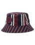 Tommy Hilfiger Klobuk Th Modern Rev Bucket Striped AM0AM10534 Mornarsko modra - Pepit.si