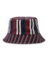 Tommy Hilfiger Klobuk Th Modern Rev Bucket Striped AM0AM10534 Mornarsko modra - Pepit.si