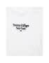 Tommy Hilfiger Komplet majica in hlače Essential KN0KN01555 Bela Regular Fit - Pepit.si