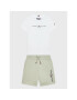 Tommy Hilfiger Komplet majica in športne kratke hlače Essential Summer KB0KB07436 M Pisana Regular Fit - Pepit.si