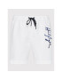 Tommy Hilfiger Kopalne hlače Medium Drawstring UM0UM02299 Bela Regular Fit - Pepit.si