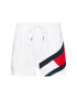 Tommy Hilfiger Kopalne hlače Sf Medium Drawstring UM0UM02048 Bela Regular Fit - Pepit.si