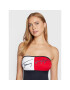 Tommy Hilfiger Kopalni kostum Cheeky Bandeau UW0UW03466 Mornarsko modra - Pepit.si