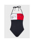 Tommy Hilfiger Kopalni kostum Cheeky Bandeau UW0UW03466 Mornarsko modra - Pepit.si