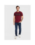 Tommy Hilfiger Majica Logo Flag UM0UM01170 Bordo rdeča Regular Fit - Pepit.si