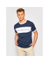 Tommy Hilfiger Majica Logo Flag UM0UM01170 Mornarsko modra Regular Fit - Pepit.si