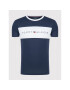 Tommy Hilfiger Majica Logo Flag UM0UM01170 Mornarsko modra Regular Fit - Pepit.si