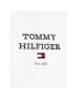 Tommy Hilfiger Majica Logo KB0KB08671 D Bela Regular Fit - Pepit.si