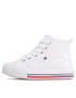 Tommy Hilfiger Modne superge High Top LAce-Up Sneaker T3A9-32679-0890 M Bela - Pepit.si