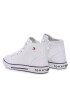 Tommy Hilfiger Modne superge High Top Lace-Up Sneaker T3X4-32209-0890 M Bela - Pepit.si