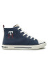 Tommy Hilfiger Modne superge High Top Lace-Up Sneaker T3X9-32451-1441 S Mornarsko modra - Pepit.si