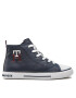 Tommy Hilfiger Modne superge High Top Lace Up Sneaker T3X9-32452-1355 S Mornarsko modra - Pepit.si