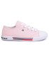 Tommy Hilfiger Modne superge Low Cut Lace-Up Sneaker T3A4-30605-0890 S Roza - Pepit.si