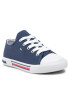 Tommy Hilfiger Modne superge Low Cut Lace-Up Sneaker T3X4-30692-0890 M Mornarsko modra - Pepit.si