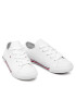 Tommy Hilfiger Modne superge Low Cut Lace Up Sneaker T3X4-30692-0890 S Bela - Pepit.si