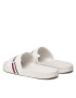 Tommy Hilfiger Natikači Corporate Flag Pool Slide FM0FM04613 Bela - Pepit.si