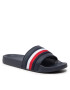 Tommy Hilfiger Natikači Corporate Web Detail Slide FW0FW06719 Mornarsko modra - Pepit.si