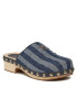 Tommy Hilfiger Natikači Denim Contrast Clog FW0FW07410 Mornarsko modra - Pepit.si