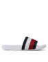 Tommy Hilfiger Natikači Essential Corp Slide FW0FW07256 Pisana - Pepit.si