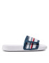 Tommy Hilfiger Natikači Maxi Velcro Pool Slide T3B0-32272-1172 M Bela - Pepit.si