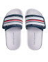 Tommy Hilfiger Natikači Maxi Velcro Pool Slide T3B0-32272-1172 M Bela - Pepit.si