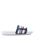 Tommy Hilfiger Natikači Maxi Velcro Pool Slide T3B0-32272-1172 S Bela - Pepit.si