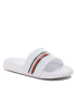 Tommy Hilfiger Natikači Reflective Pool Slide T3B0-32931-1172 S Bela - Pepit.si