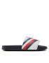 Tommy Hilfiger Natikači Stripes Pool Slide T3B0-32932-1172 S Bela - Pepit.si