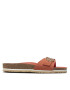 Tommy Hilfiger Natikači Th Molded Footbed Flat Sandal FW0FW06244 Oranžna - Pepit.si