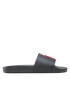 Tommy Hilfiger Natikači Th Raised Embroidery Pool Slide FM0FM04349 Mornarsko modra - Pepit.si