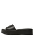 Tommy Hilfiger Natikači Th Slip On Sandal Flatform FW0FW07243 Črna - Pepit.si