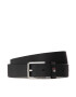 Tommy Hilfiger Otroški pas Classic Leather Belt AM0AM09611 Črna - Pepit.si